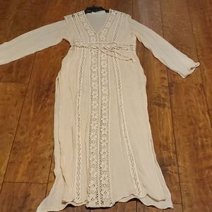 Jen pirate booty long gauzy peach cover up